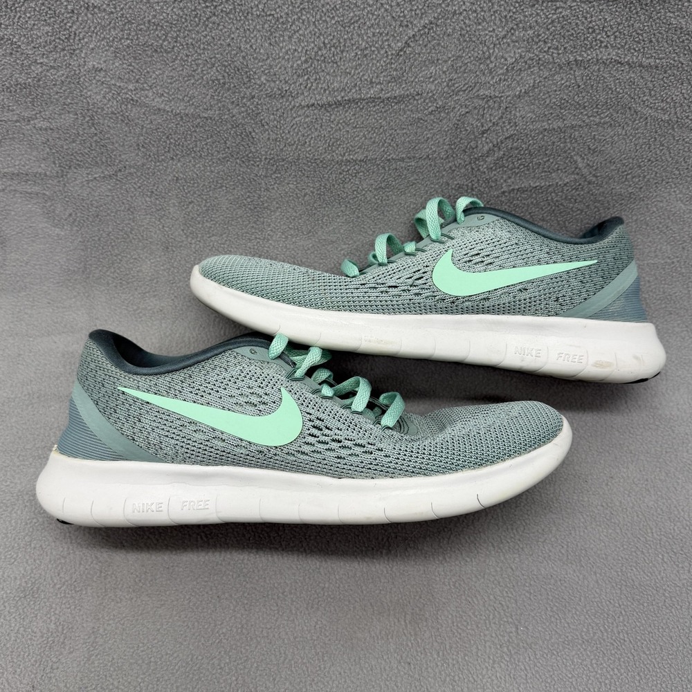 Nike Free RN Shoes Womens Size 6.5 Green Mesh Running Sneakers 831509-004 - Picture 6 of 8